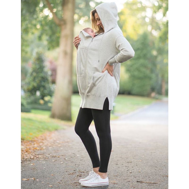 Seraphine - Lilith Babywearing Knit Hoody - Grey