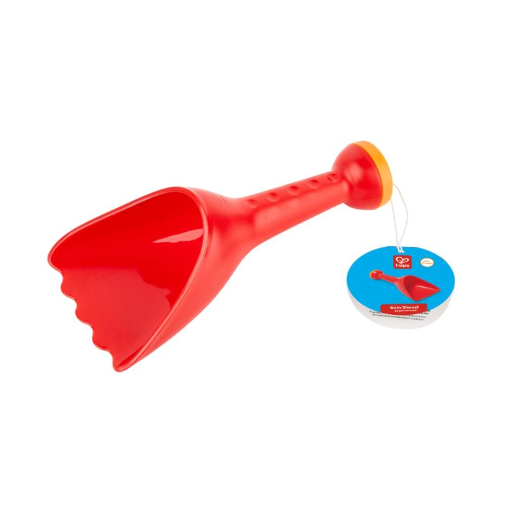 Hape - Rain Shovel Sand & Beach Toy - Red