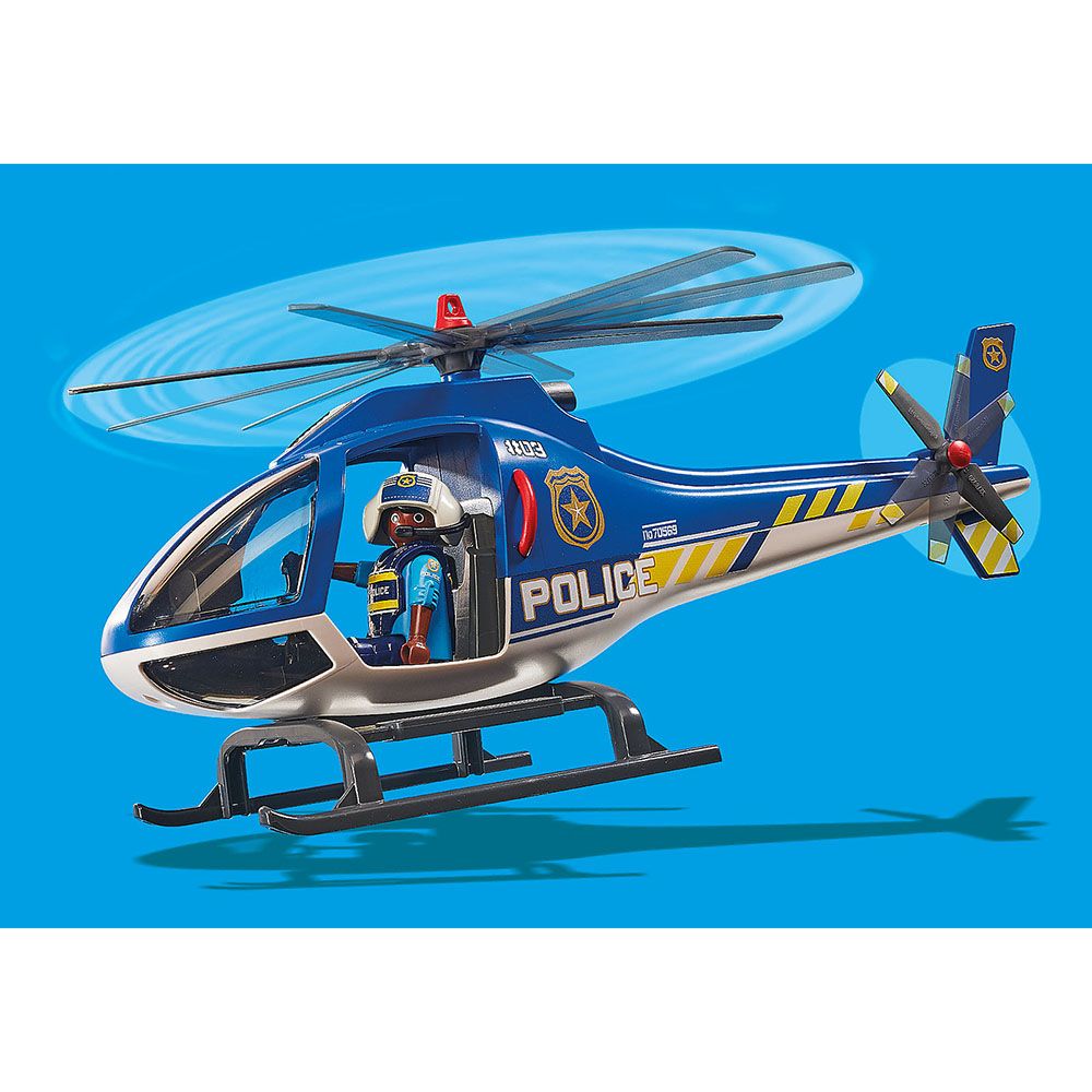 Playmobil - Police Parachute Search 19pcs