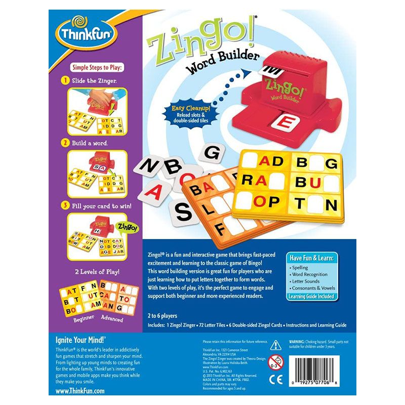 Thinkfun - Zingo Word Builder