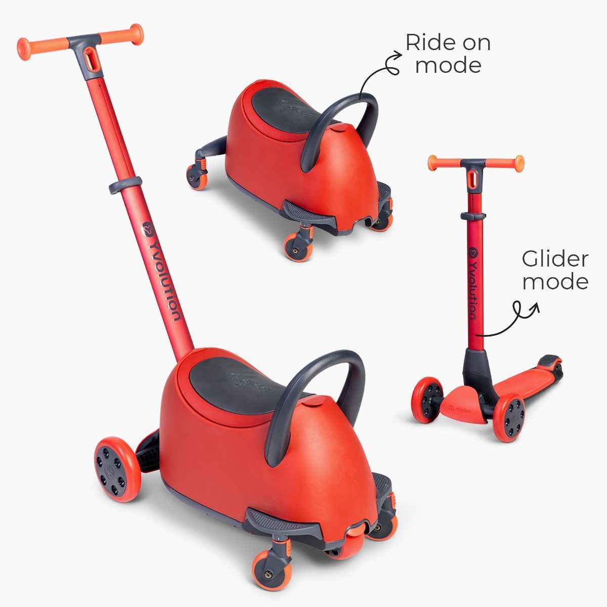 YVolution - YGlider Luna - Red