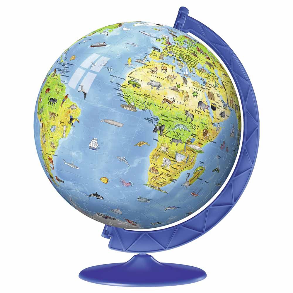 Ravensburger - Children's World Globe Puzzle 180pcs