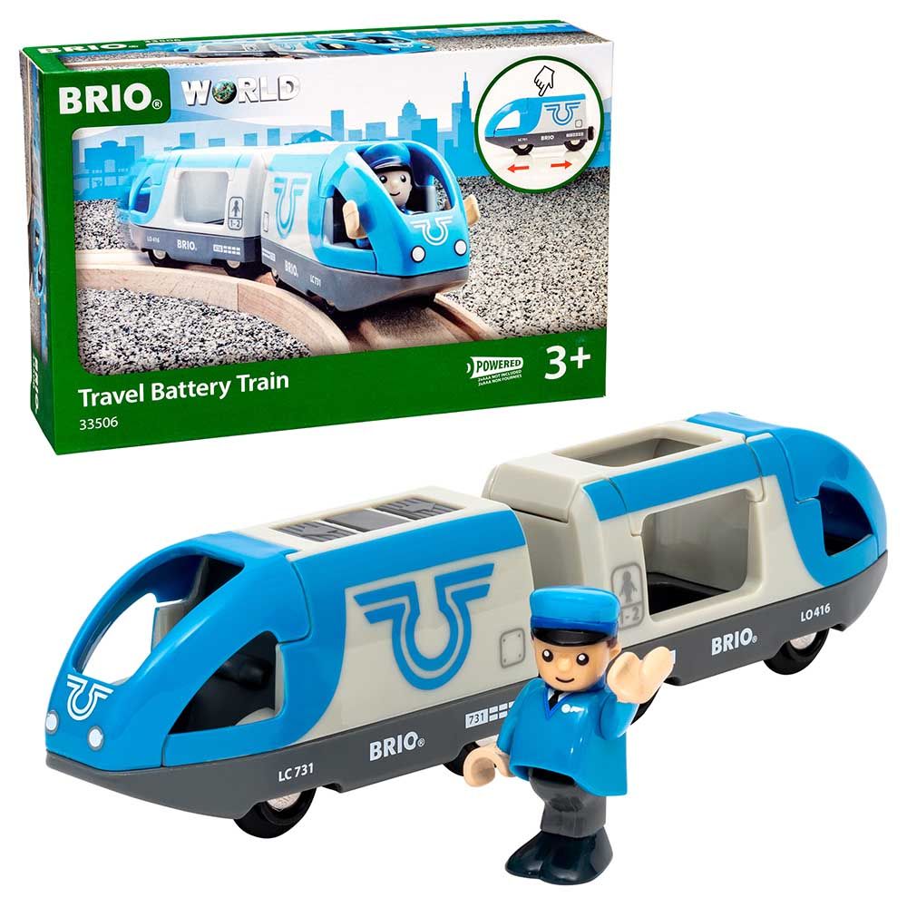 Brio - Travel Battery Train - 3pcs