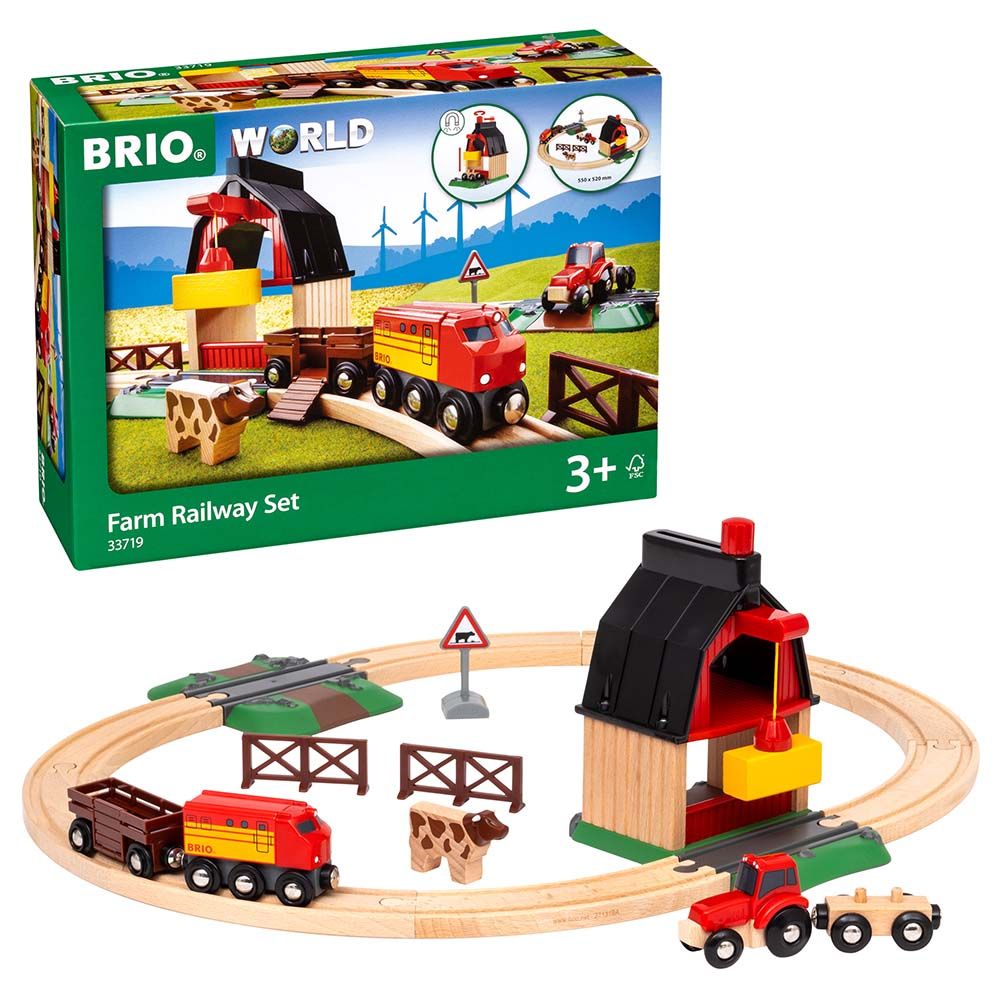 Brio - Farm Railway Set