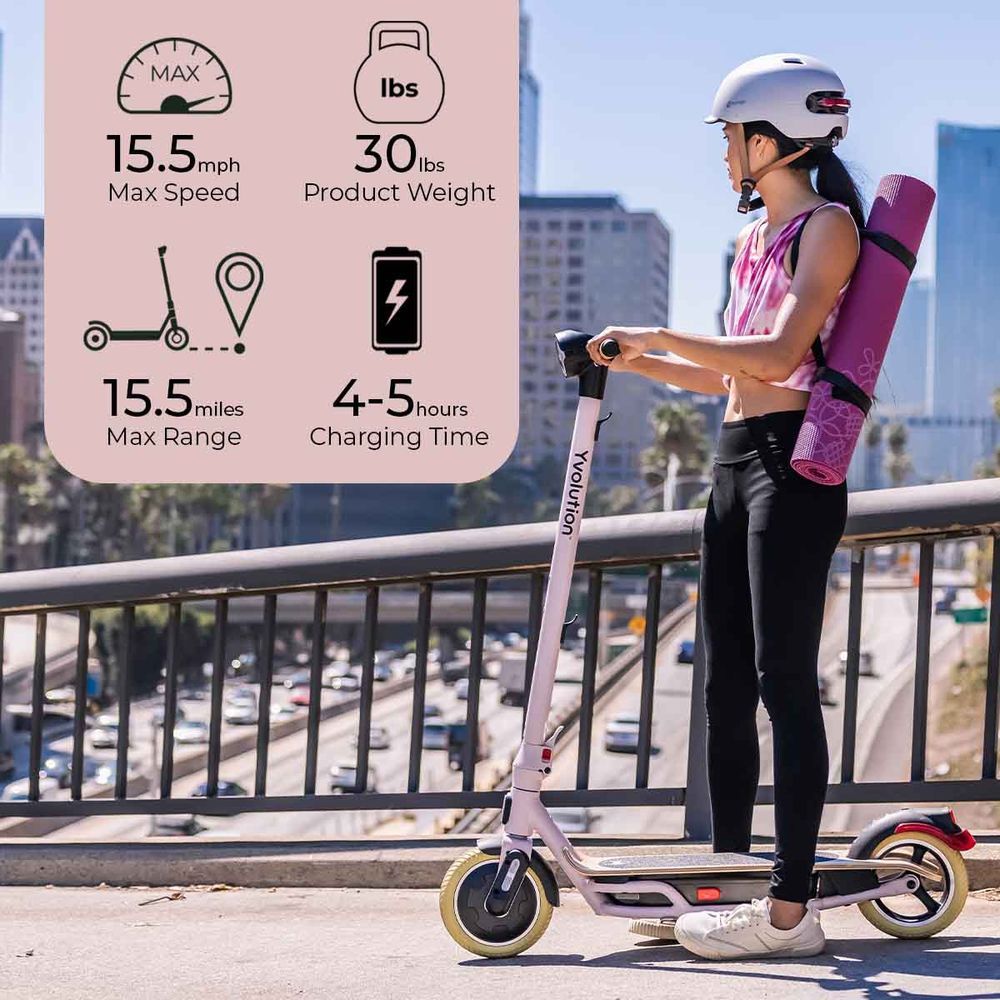 Yvolution - Yes Electric Kick Scooter 350W - Pink