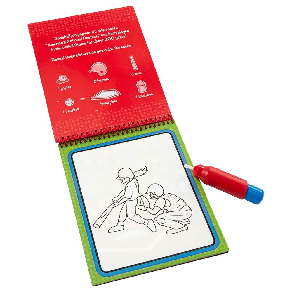 Melissa & Doug - Water Wow Sports Water Reveal Colouring Pad