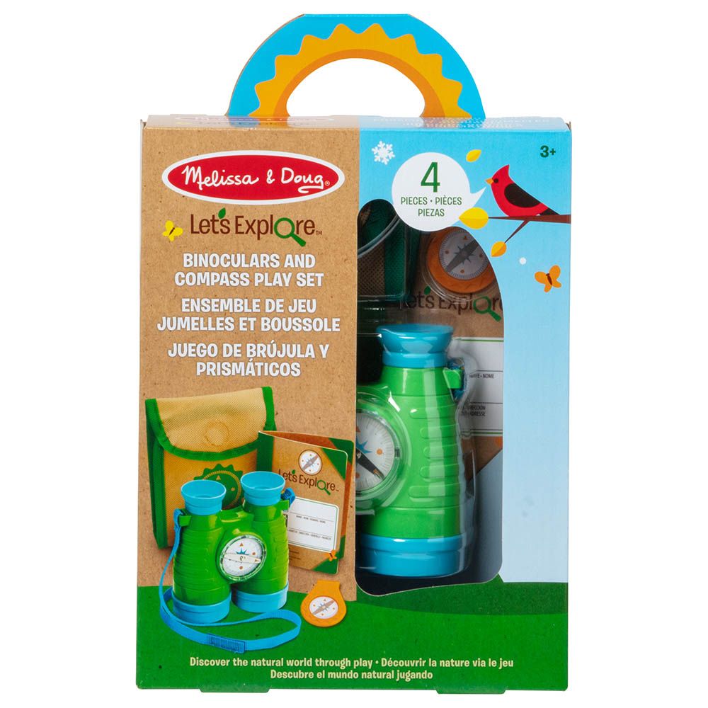 Melissa & Doug - Let's Explore Binoculars & Compass Playset