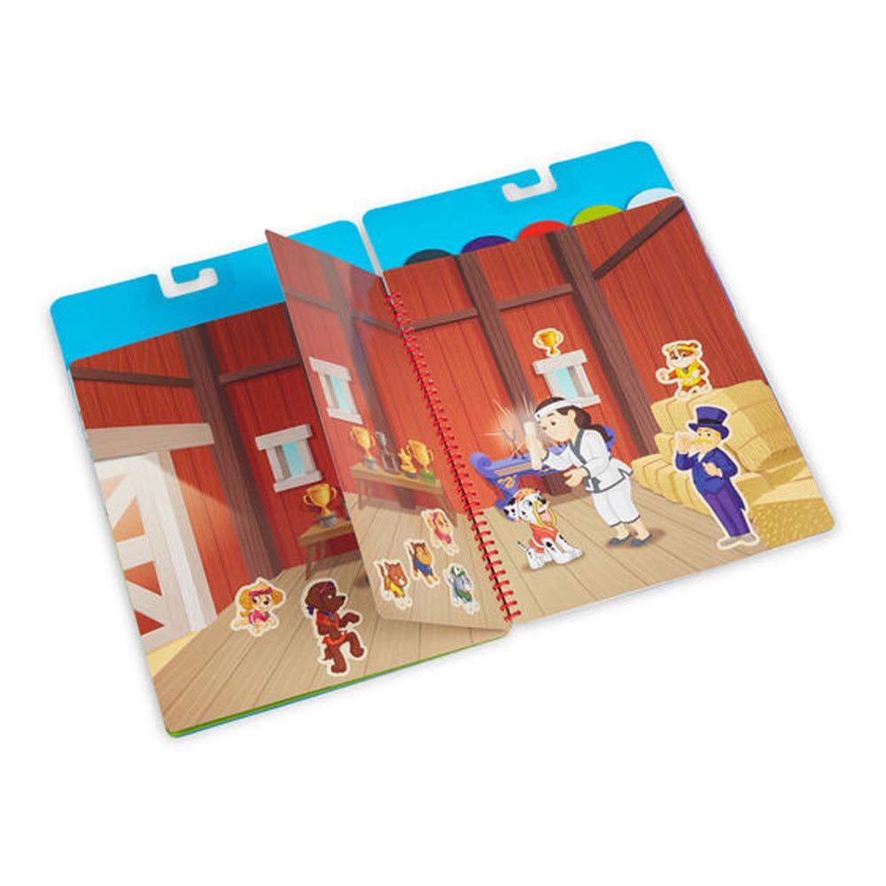 Melissa & Doug - Paw Patrol Restickable Stickers Flip-Flap Pad - Classic