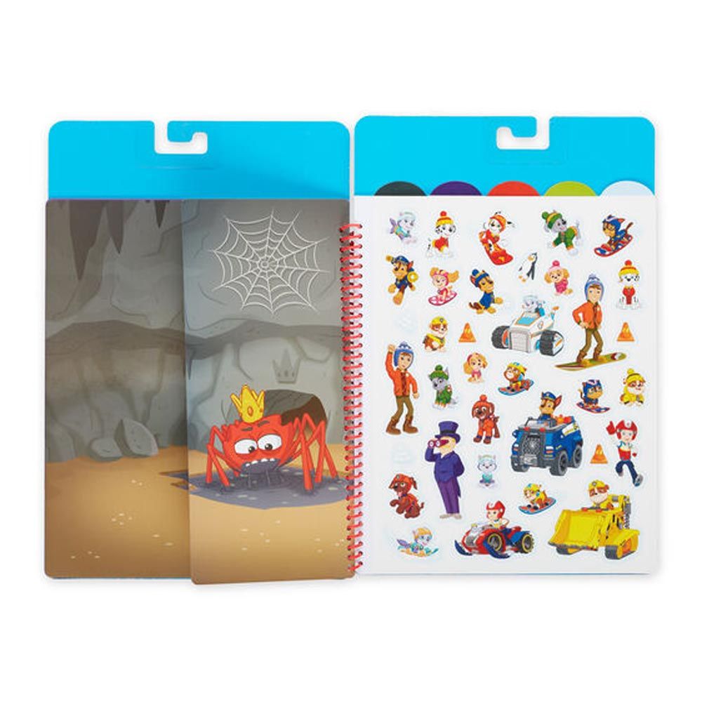 Melissa & Doug - Paw Patrol Restickable Stickers Flip-Flap Pad - Classic