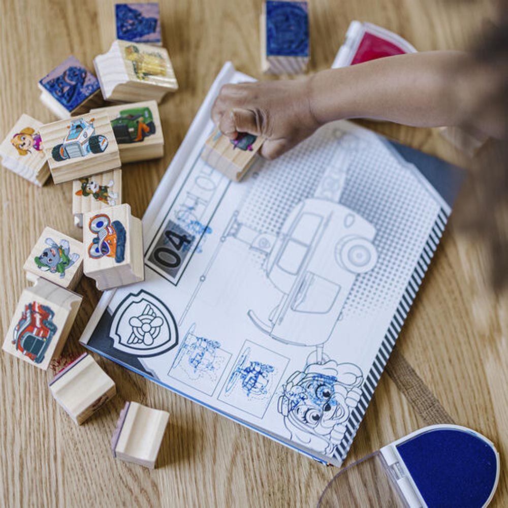 Melissa & Doug - Paw Patrol Wooden Stamps Activity Set