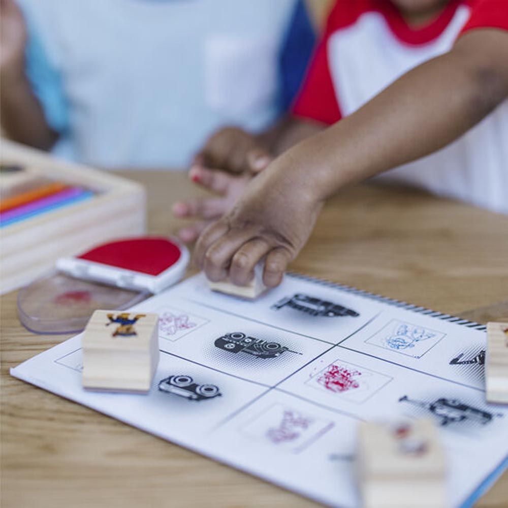 Melissa & Doug - Paw Patrol Wooden Stamps Activity Set