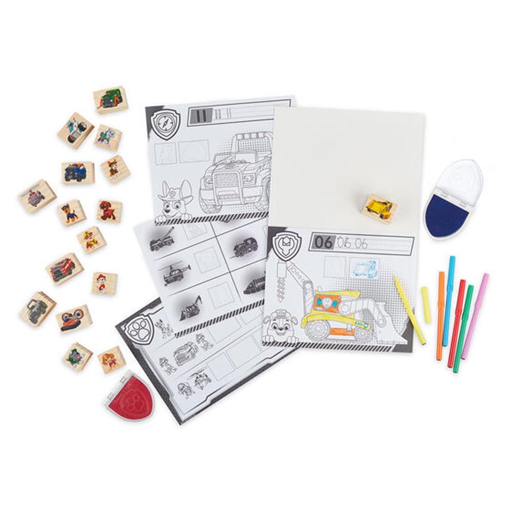 Melissa & Doug - Paw Patrol Wooden Stamps Activity Set