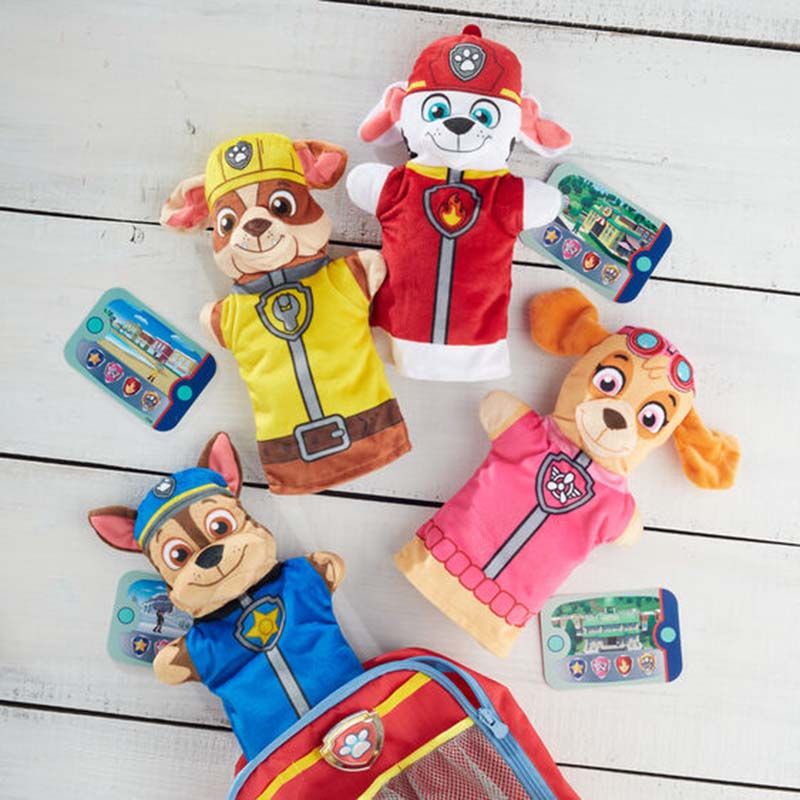 Melissa & Doug - Paw Patrol Hand Puppets w/ Mission Cards 8pcs