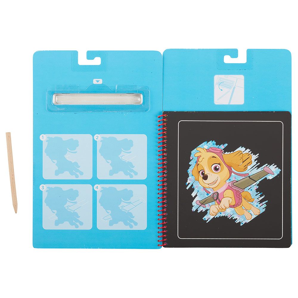 Melissa & Doug - Paw Patrol Scratch Art Pad - Skye