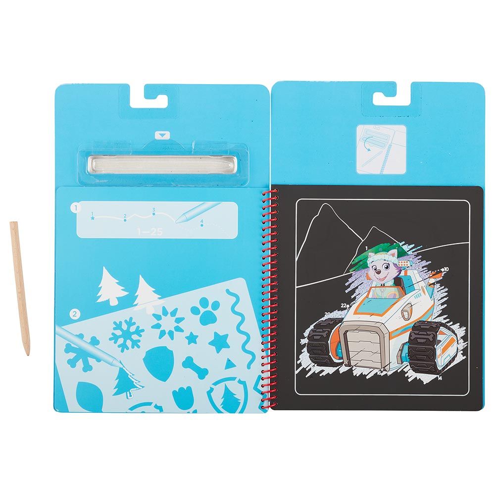 Melissa & Doug - Paw Patrol Scratch Art Pad - Skye