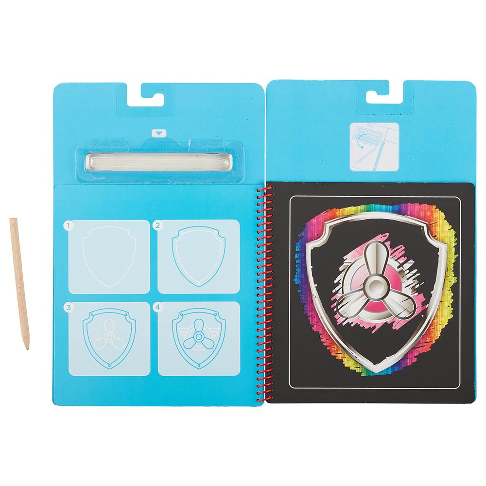 Melissa & Doug - Paw Patrol Scratch Art Pad - Skye