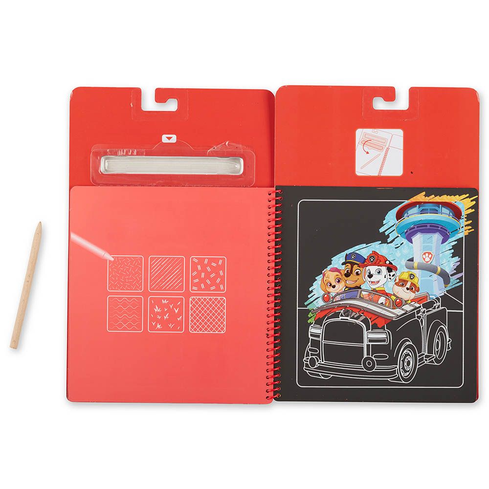 Melissa & Doug - Paw Patrol Scratch Art Pad - Marshall