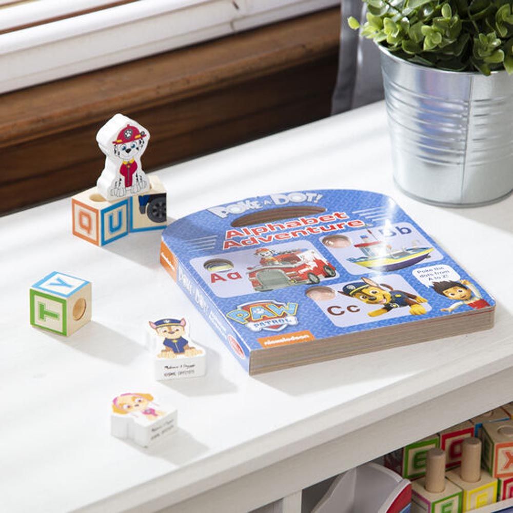 Melissa & Doug - Paw Patrol Poke-A-Dot - Alphabet Adventure