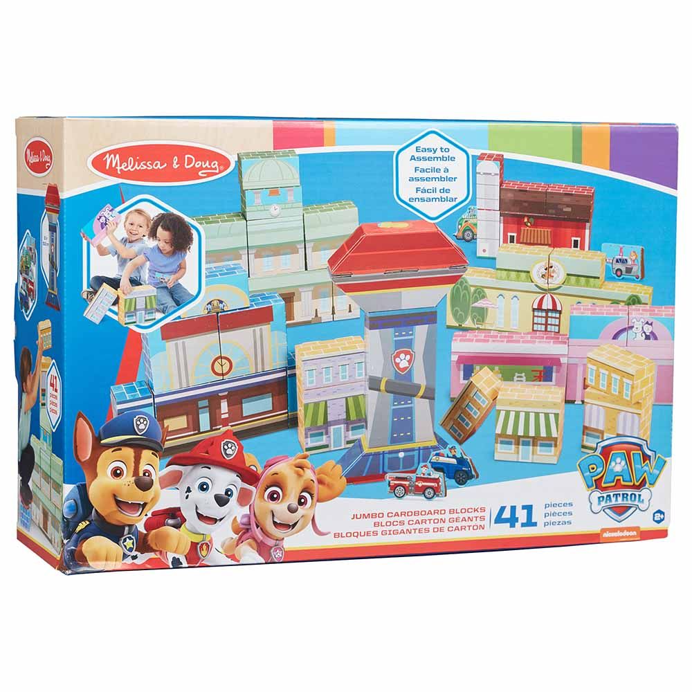 Melissa & Doug - Paw Patrol Jumbo Cardboard Blocks