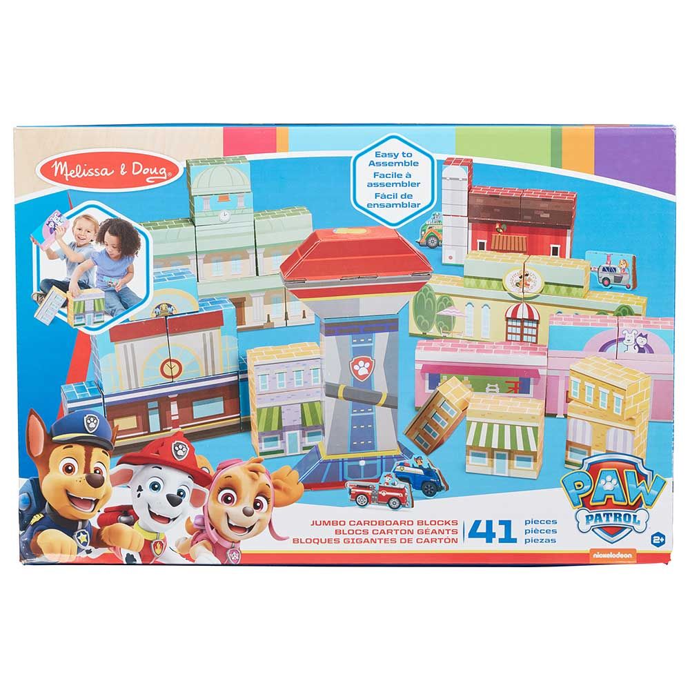 Melissa & Doug - Paw Patrol Jumbo Cardboard Blocks