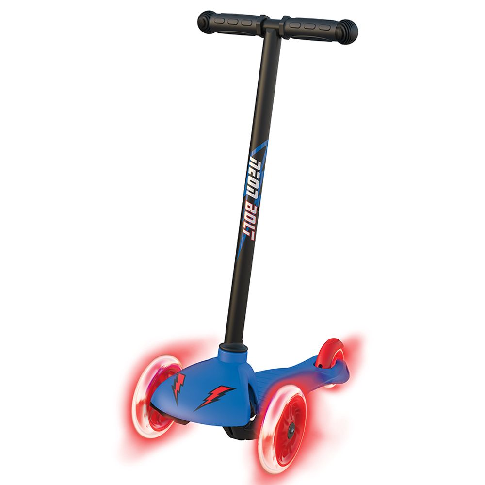 Neon - Bolt Kids 3 wheel Scooter - Blue