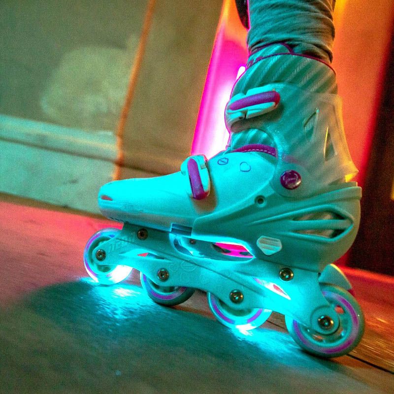 Neon - Combo Skates Size (12-2) - Teal Pink