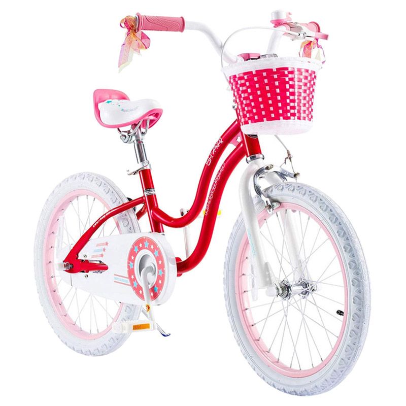 RoyalBaby - Star Girl Bicycle - 18 Inch - Pink