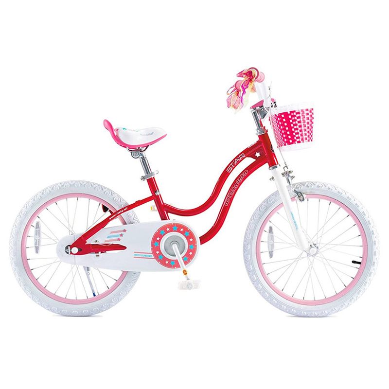 RoyalBaby - Star Girl Bicycle - 18 Inch - Pink