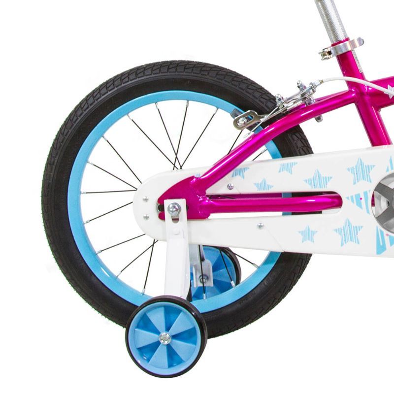 Spartan - 16" Sparkle Bicycle - Chrome Pink