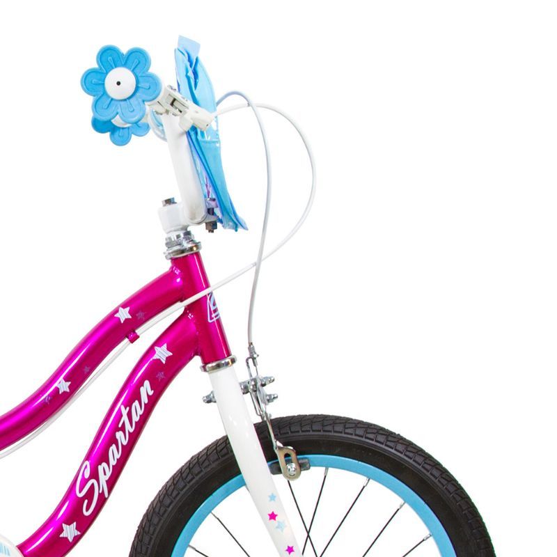 Spartan - 16" Sparkle Bicycle - Chrome Pink