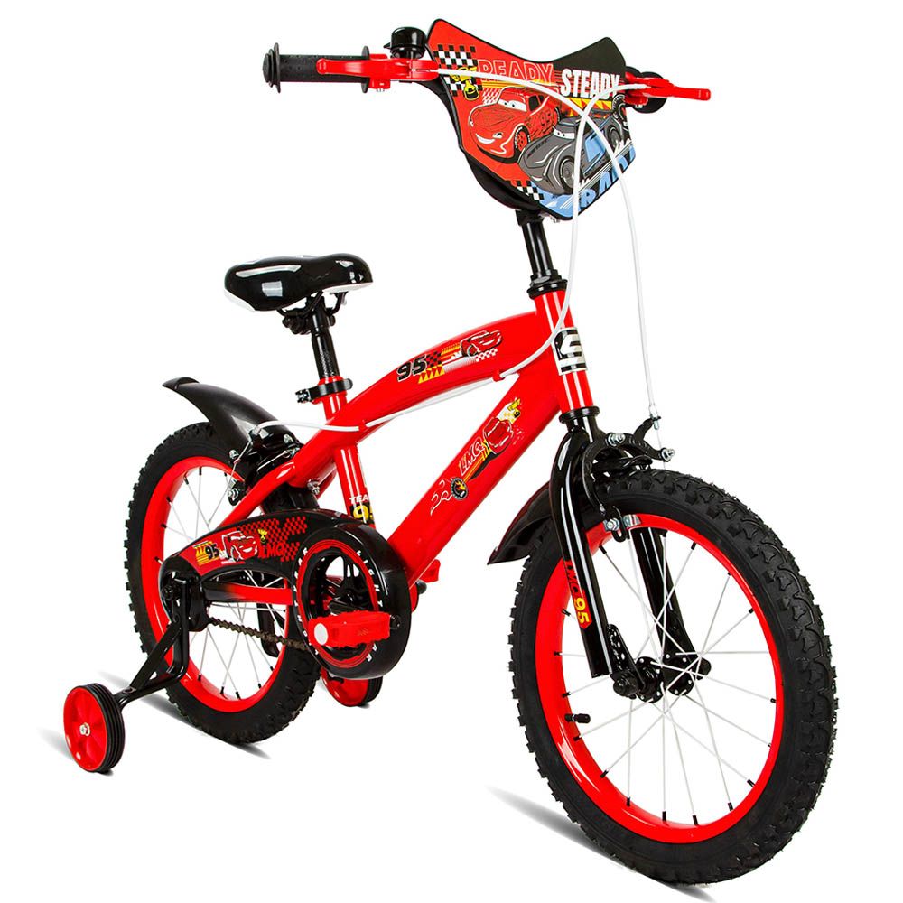 Spartan - Disney Cars Bicycle - Red - 16-inch