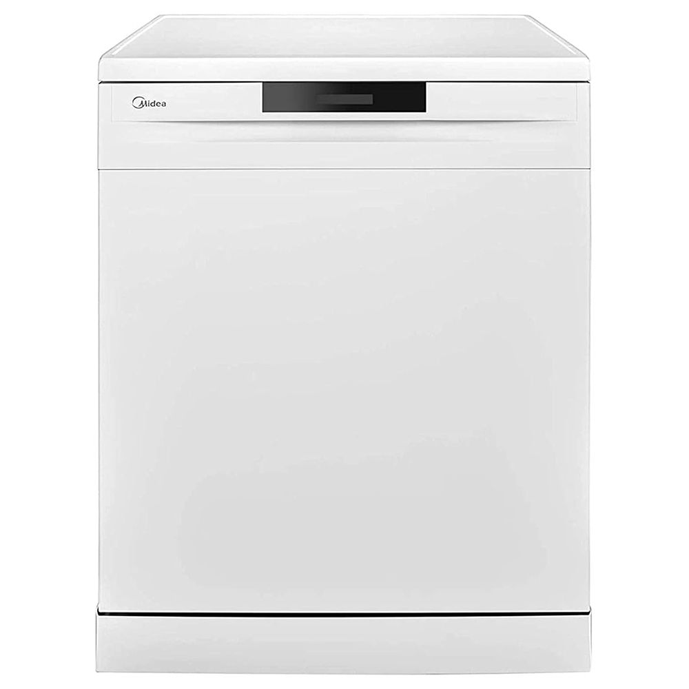 Midea - Freestanding Dishwasher w/ 6 Programs - White