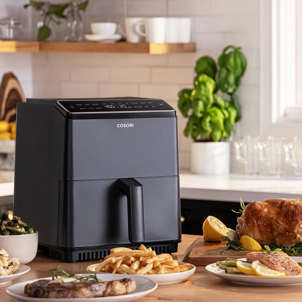 Cosori - Dual Blaze Large Smart Air Fryer CAF-P583S 6.4L - Grey