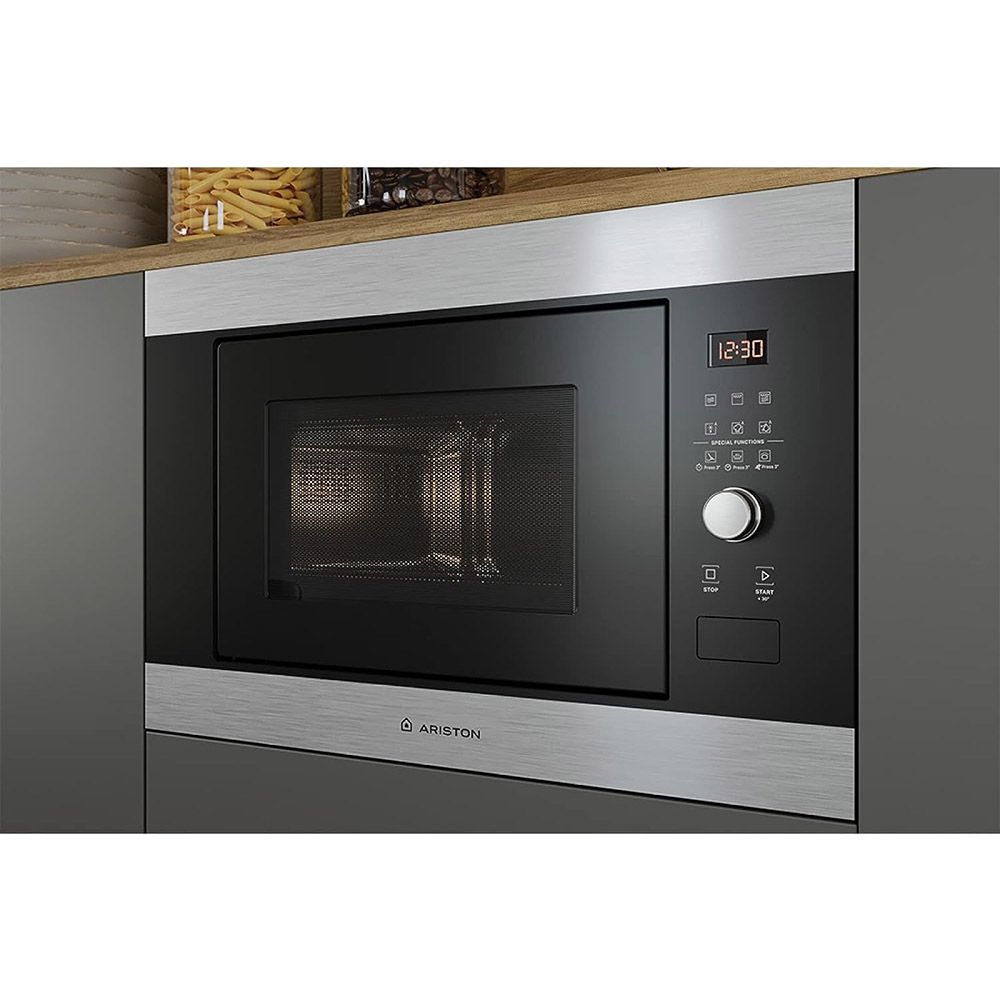 Ariston - Built In Microwave Oven w/ Grill - 25L