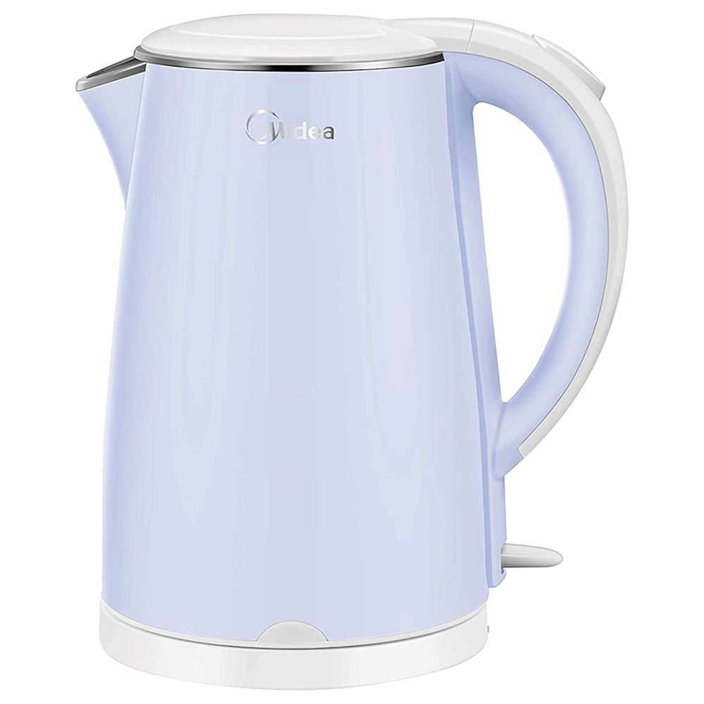 Midea - Stainless Steel Electric Kettle - 1.7L - Light Blue