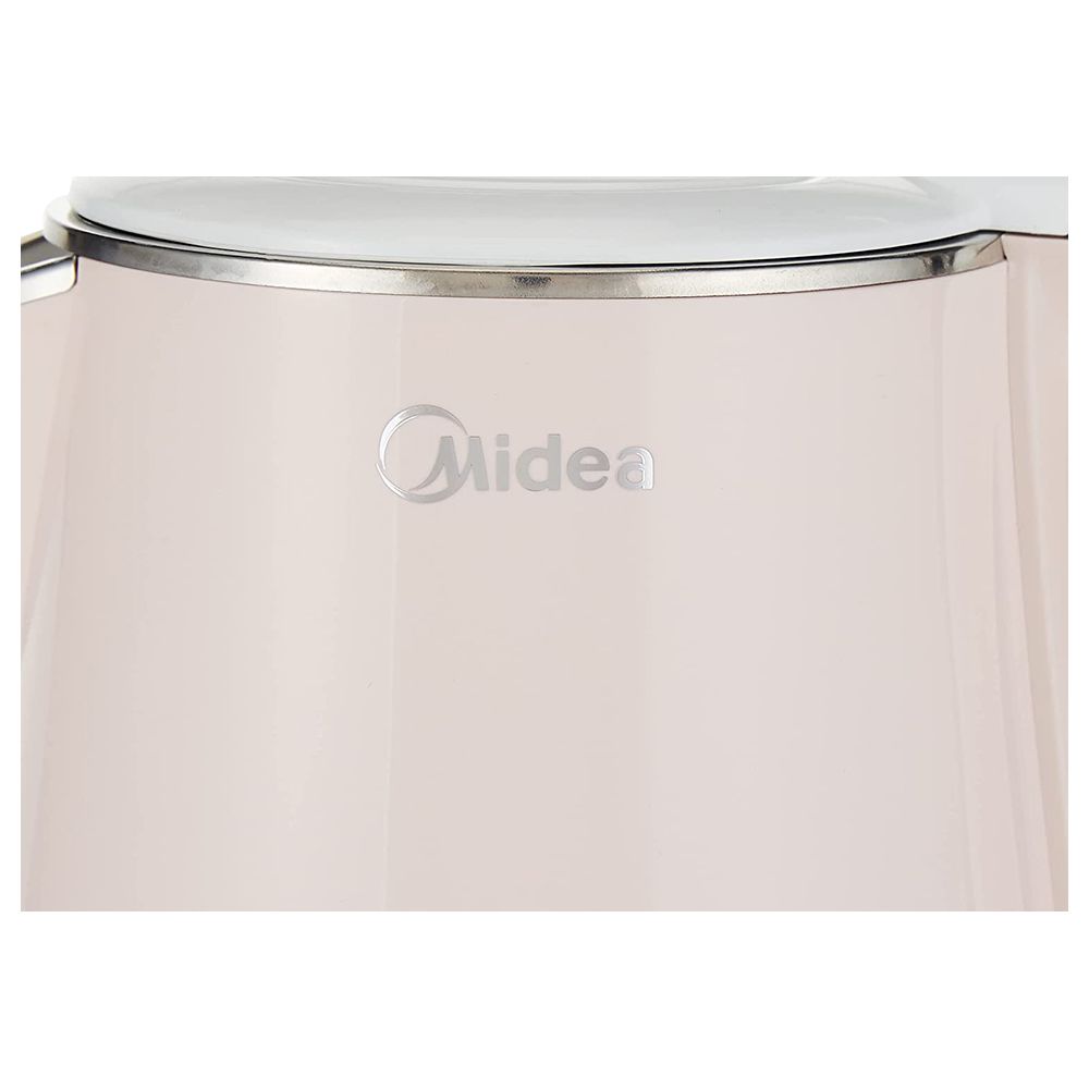 Midea - Cordless Electric Kettle - 1.7L - Light Orange