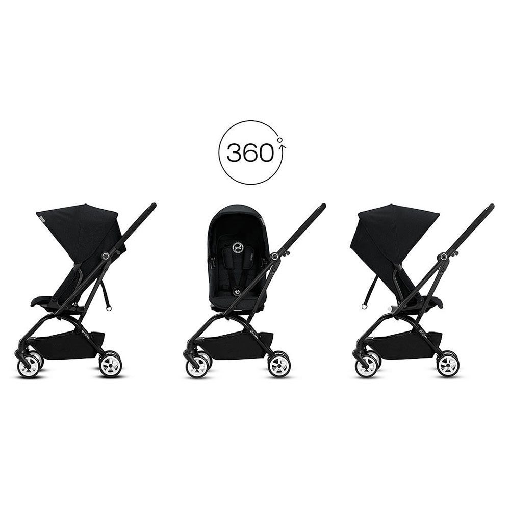 Cybex - Eezy S Twist Lavastone - Black