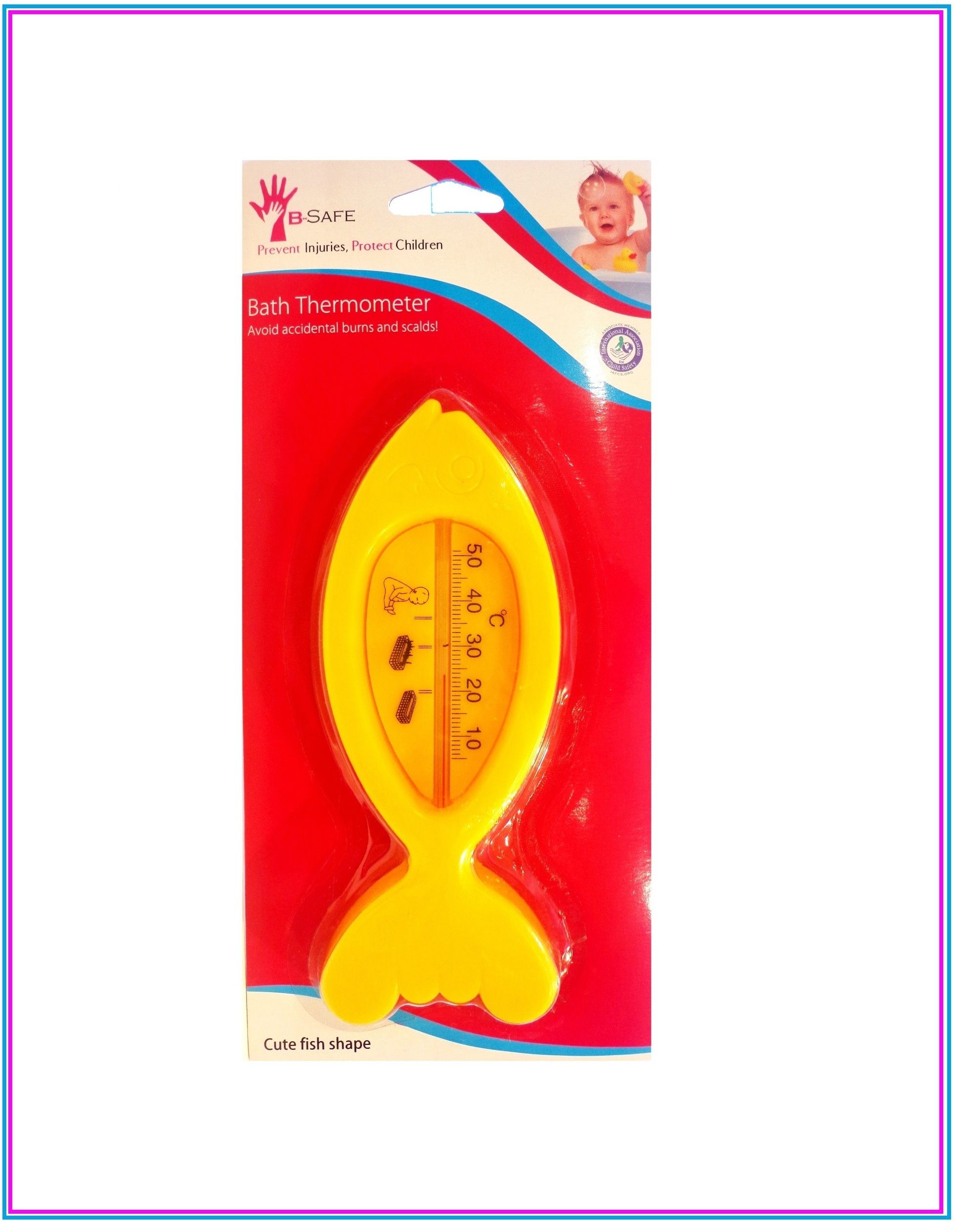 B-Safe Bath Thermometer - Yellow