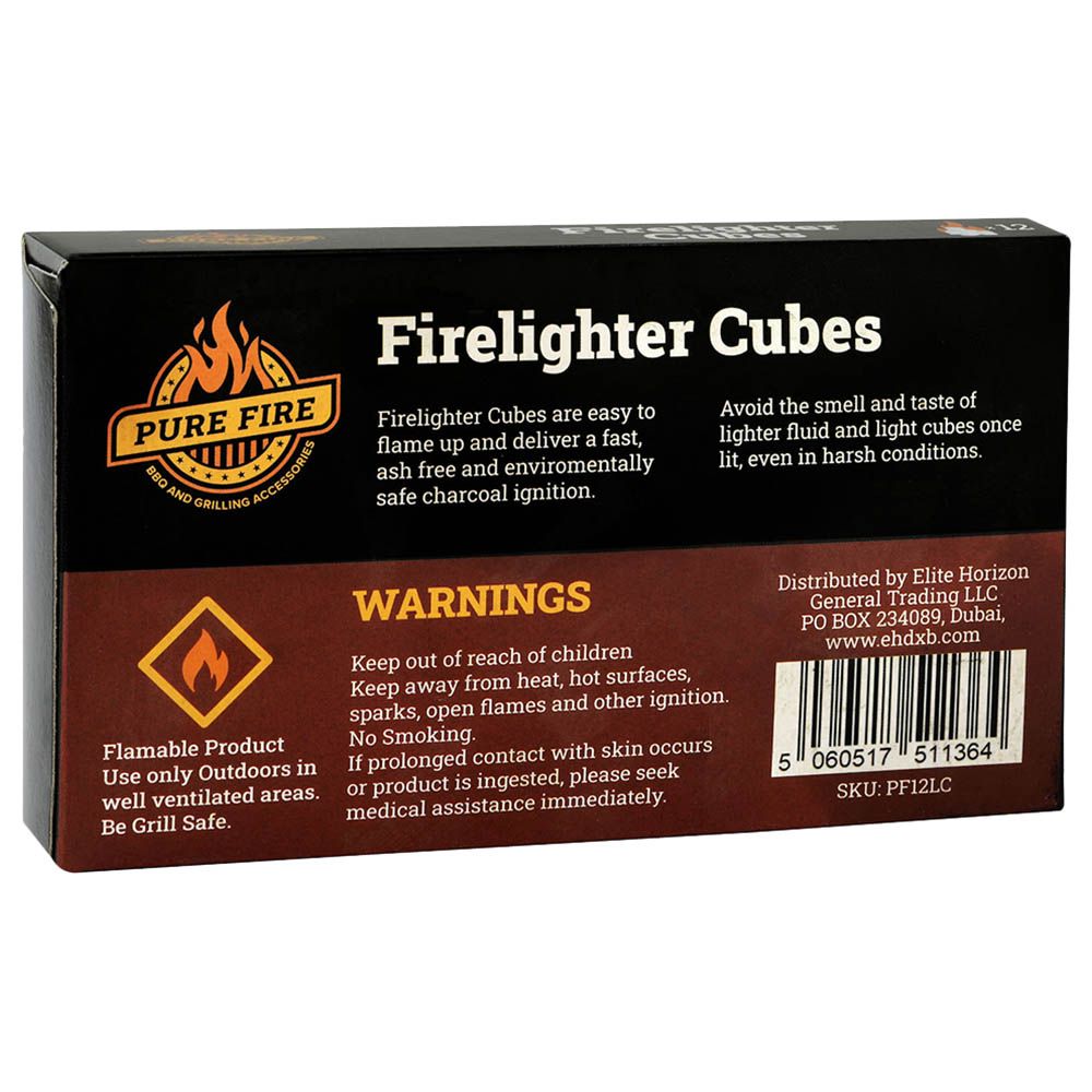 Pure Fire - Firelighter Cubes - Pack of 12