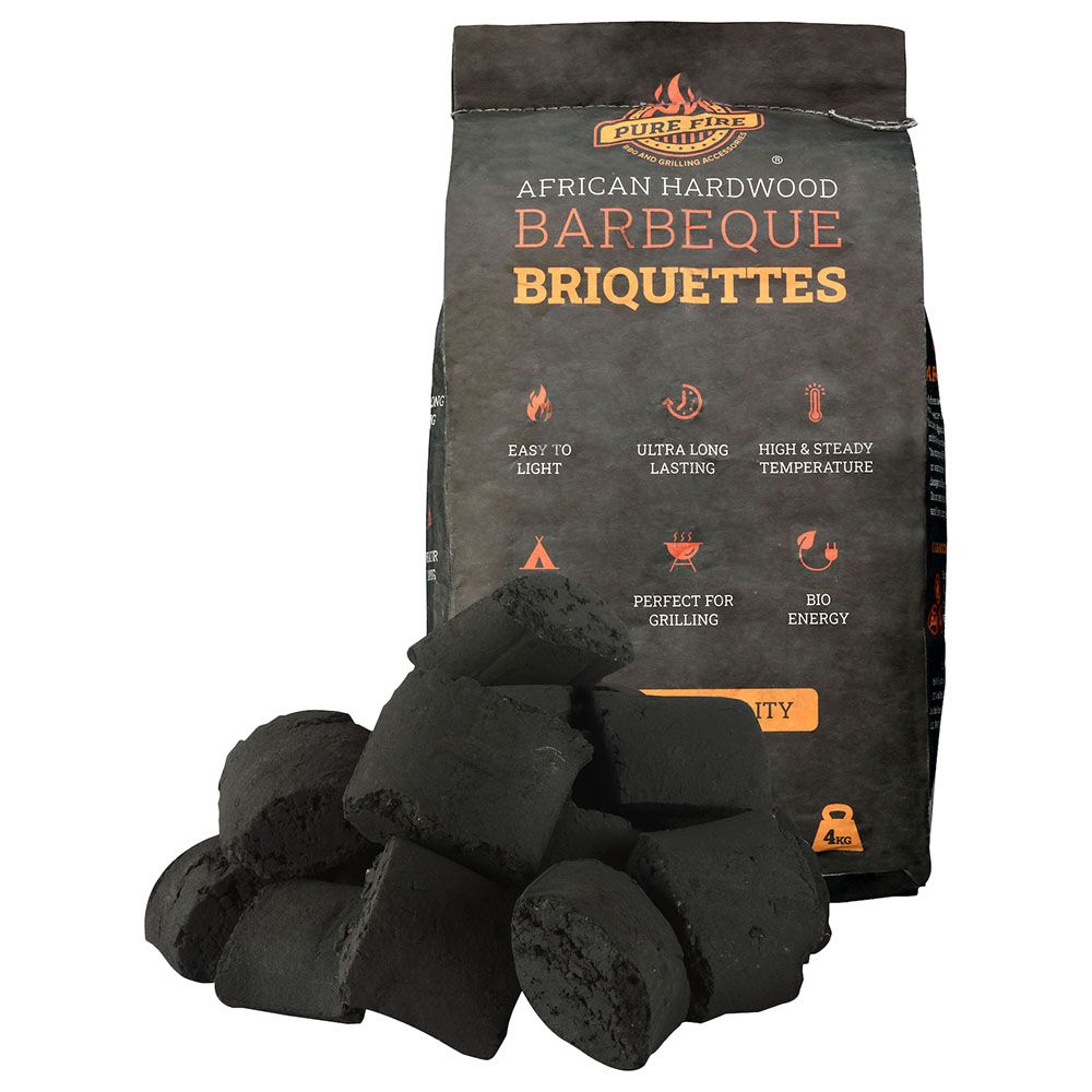 Pure Fire - Briquettes Charcoal - 4 kg