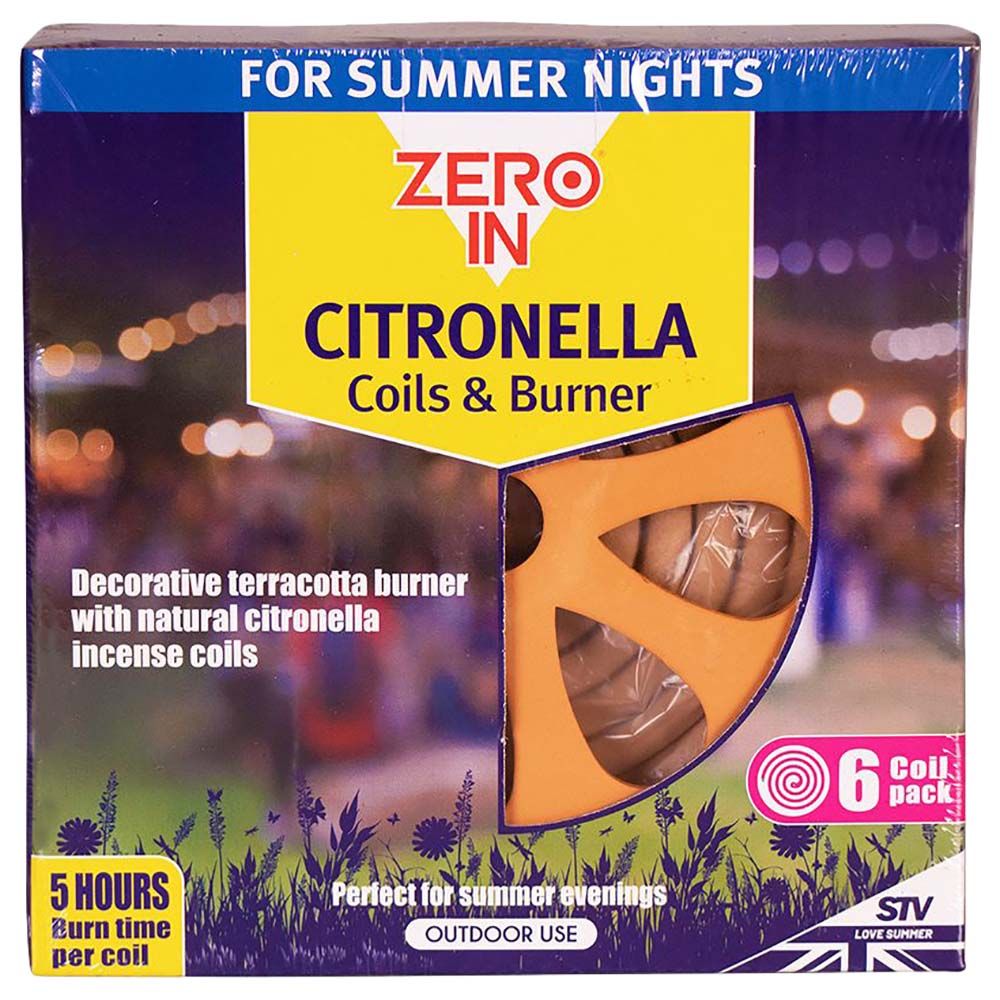 Stv - Citronella Burner And 6 Pack Coils