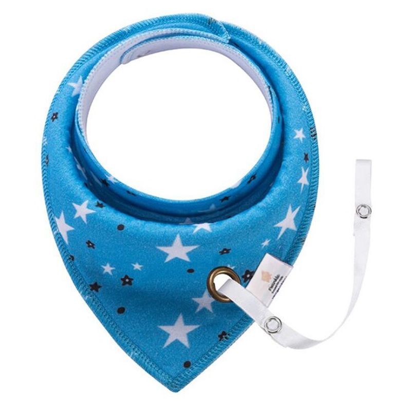 Tiny Toes - Baby Bib Pacifier Pack - Blue Stars (Exclusive)