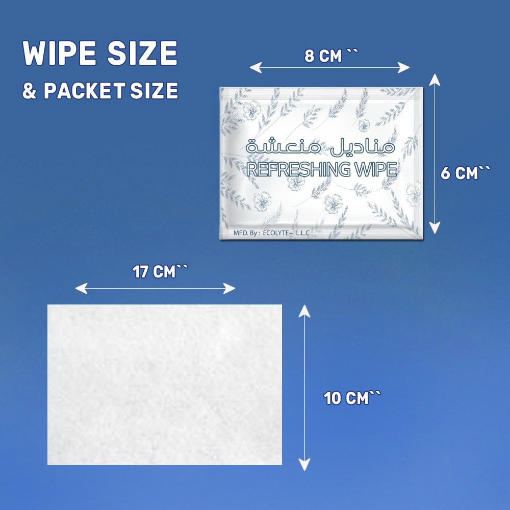 Ecolyte+ - Refreshing Wet Wipes 1000pcs