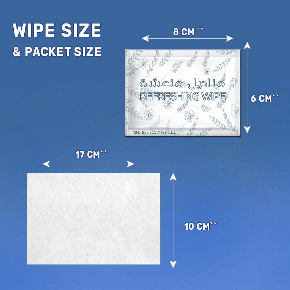 Ecolyte+ - Refreshing Wet Wipes 500pcs