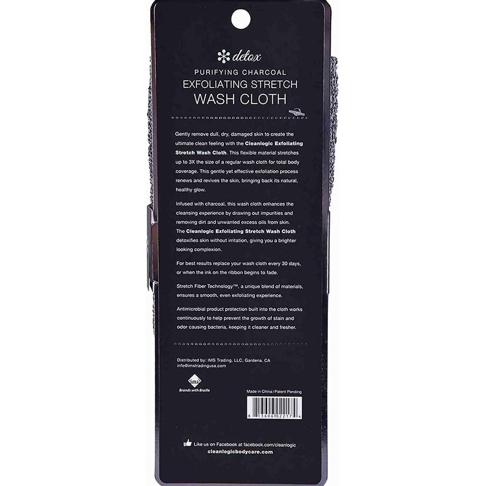 Cleanlogic - Detoxify Exfoliating Stretch Cloth CLCH-217-48