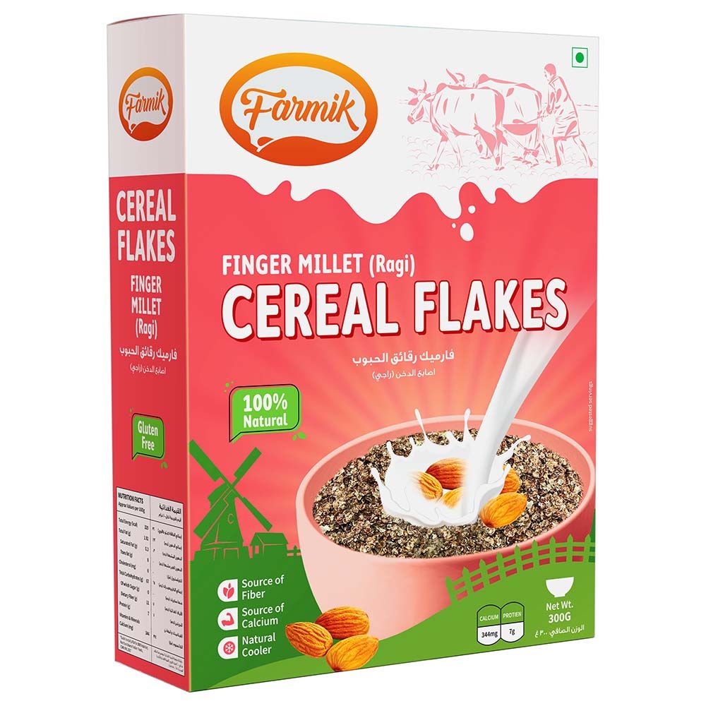 Farmik - Cereal Flakes Finger Millet - Ragi - 300g