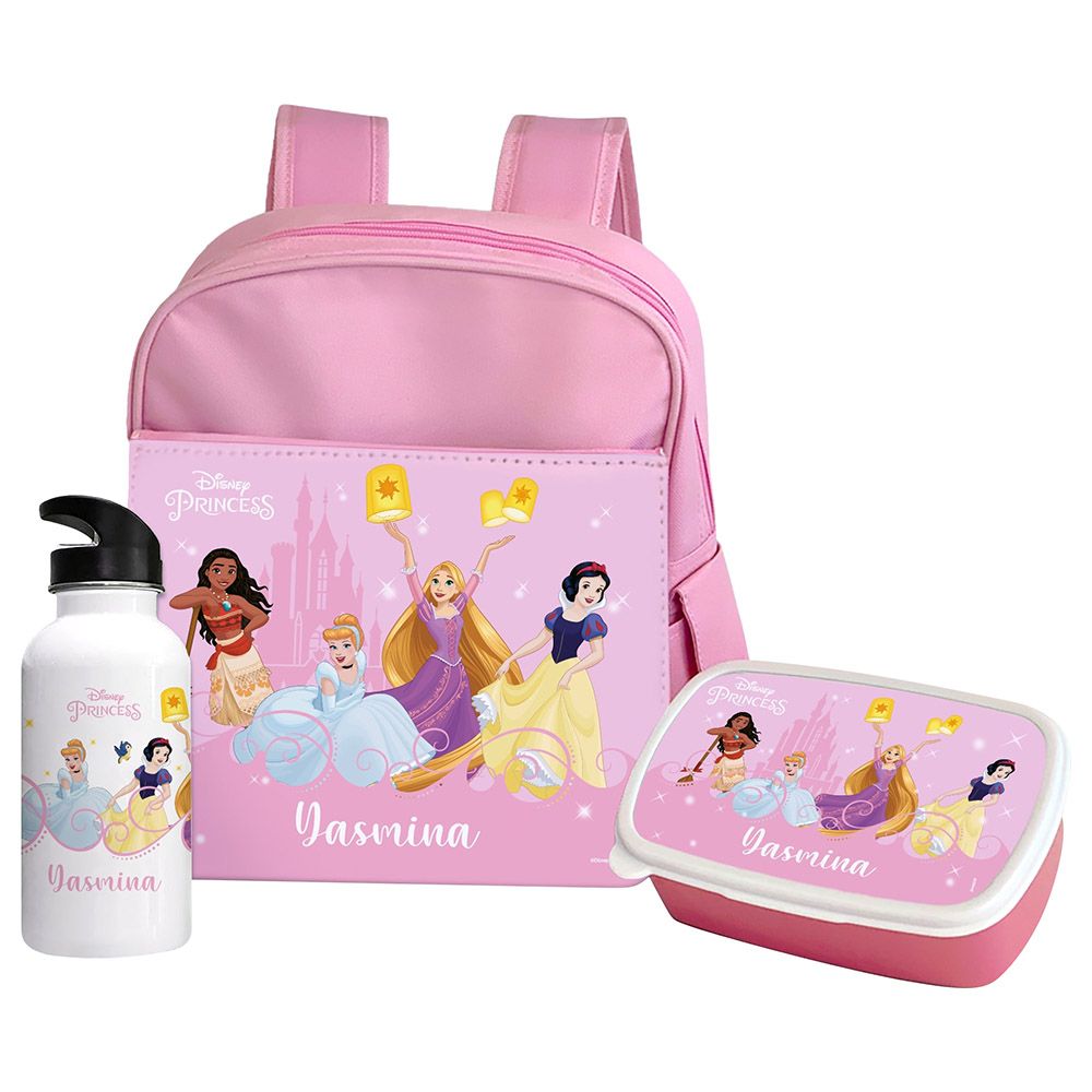 Essmak - Disney Princess 1 Backpack Set 3pcs - Pink - 12-Inch