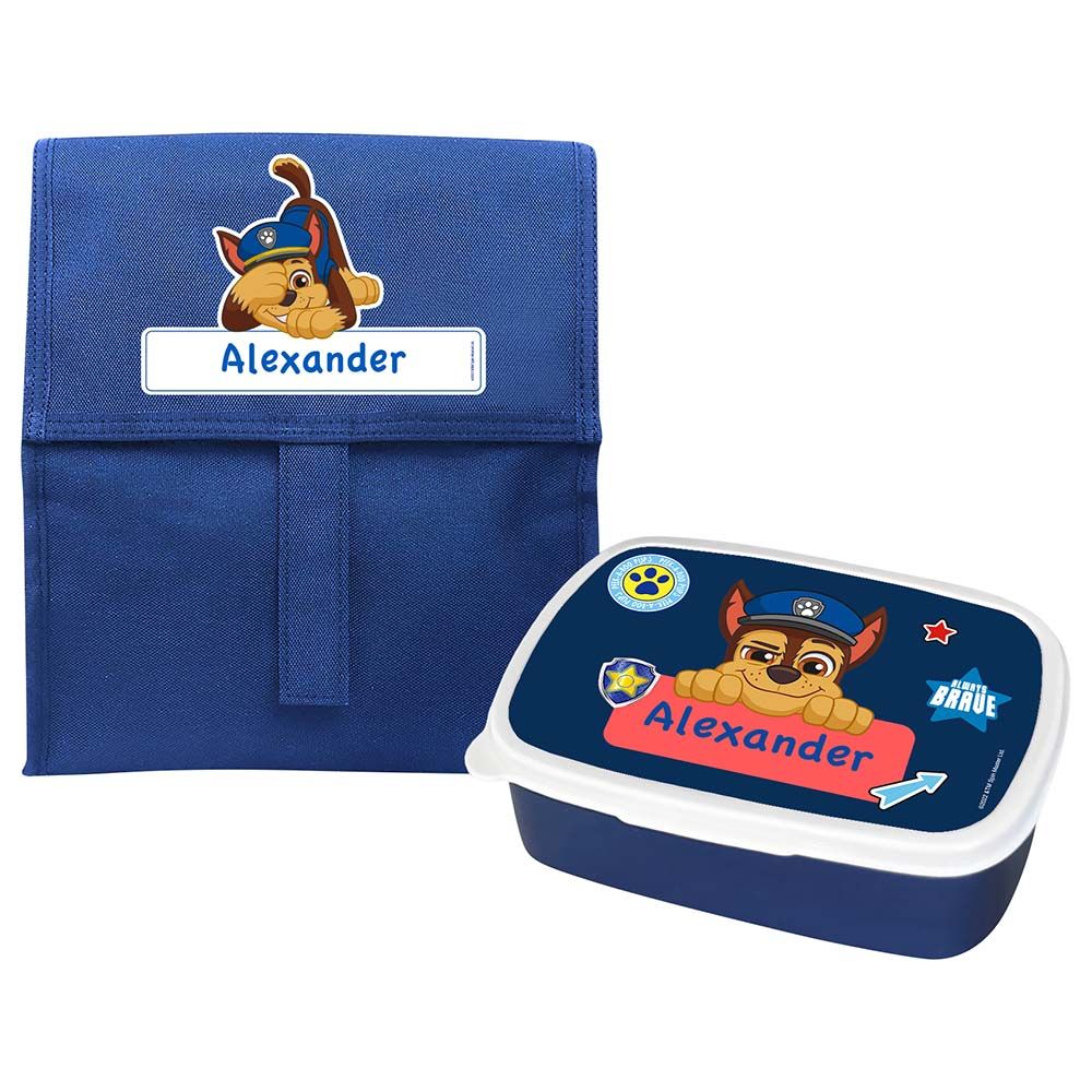 Essmak - Paw Patrol Chase Foldable Lunch Set - Blue