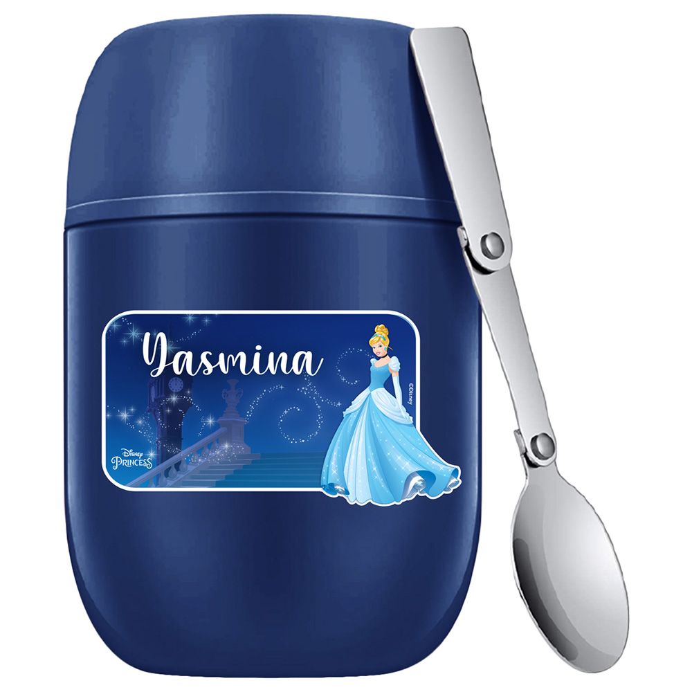 Essmak - Disney Cinderella Food Thermos - Blue