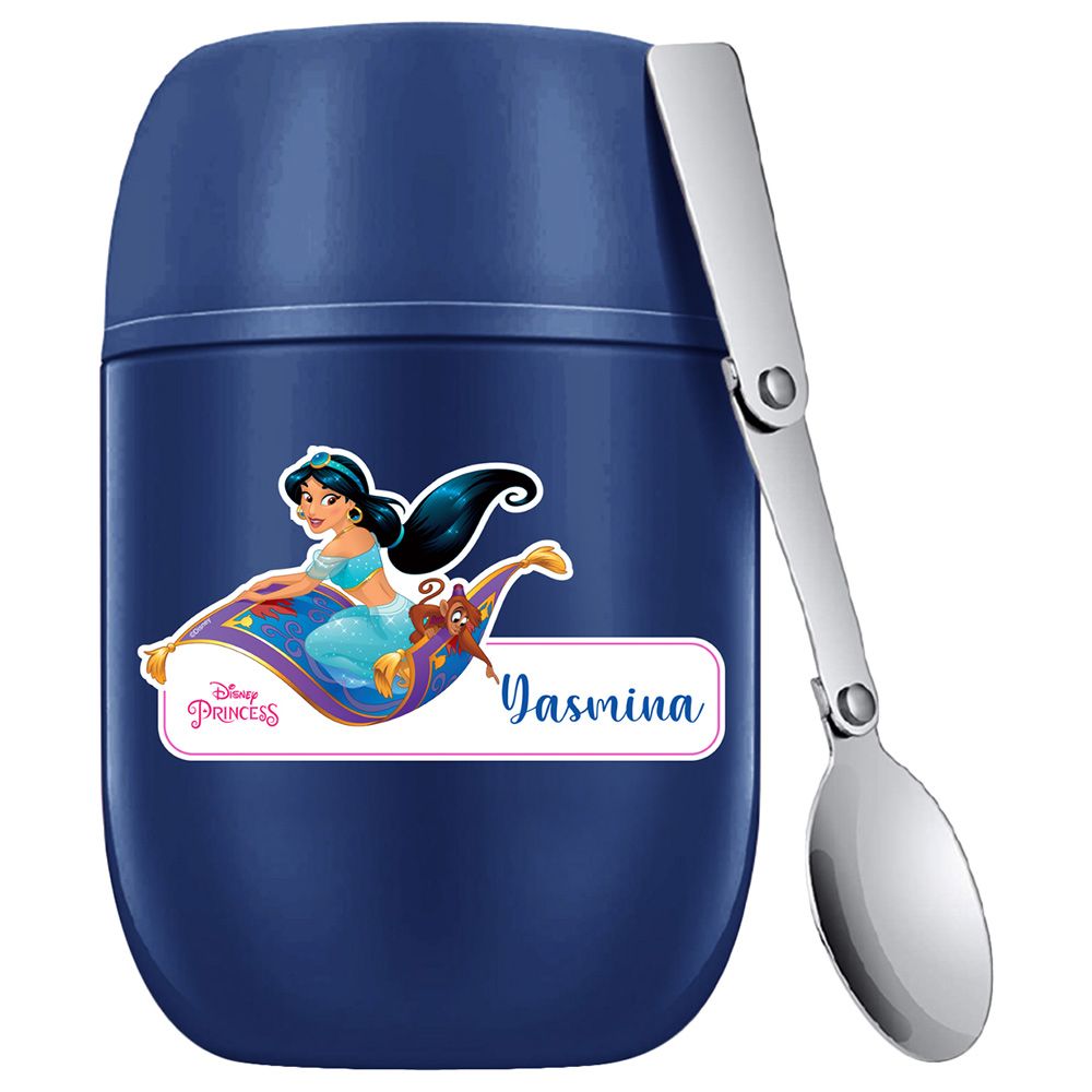 Essmak - Disney Jasmine Food Thermos - Blue